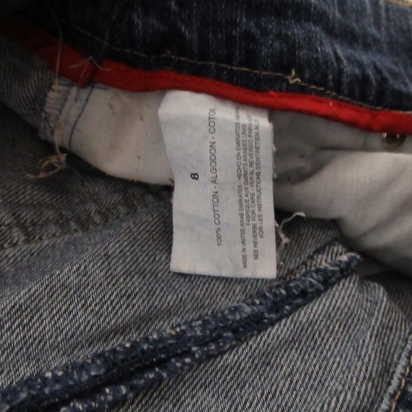 Gloria Vanderbilt Blue Denim Skirt Size 8 - Picture 5 of 7